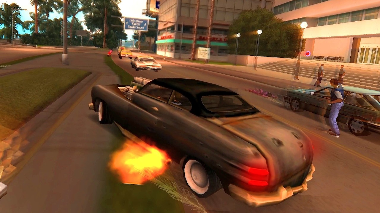 GTA VICE CITY, НО ЭТО ВНАТУРЕ 80-е