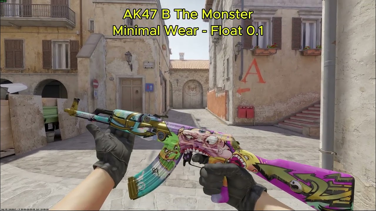 AK-47 | B The Monster MINIMAL WEAR &ndash; Skin & Animations | CS2
