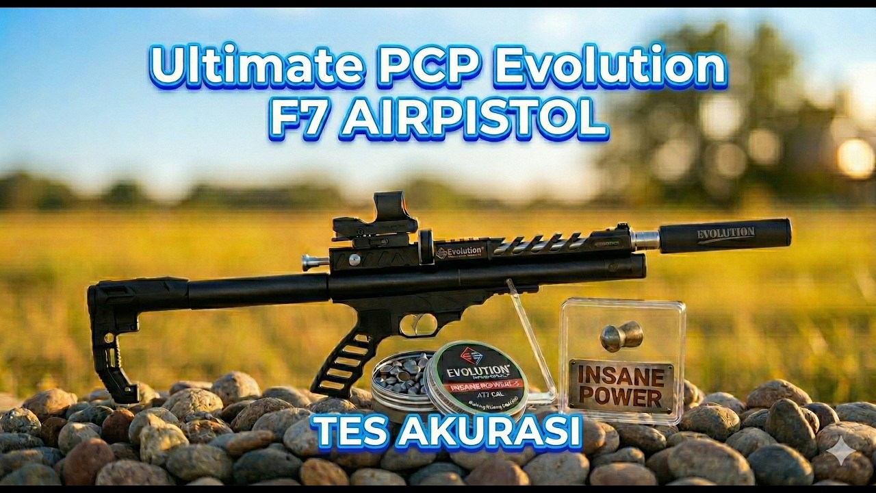 PCP MINI EVOLUTION F7 4000PSI PCP PISTOL MINI BIG GAME MURAH BERKUALITAS | SENAPAN PCP TERBARU 2026