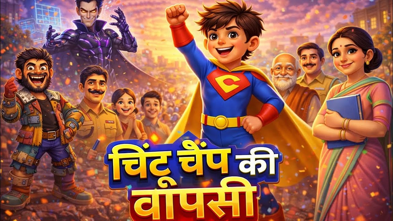Chintu Champ Returns ⭐ #kidsstory #cartoon #moralstories #forkids #funnycartoon #familyfriendly #ai 