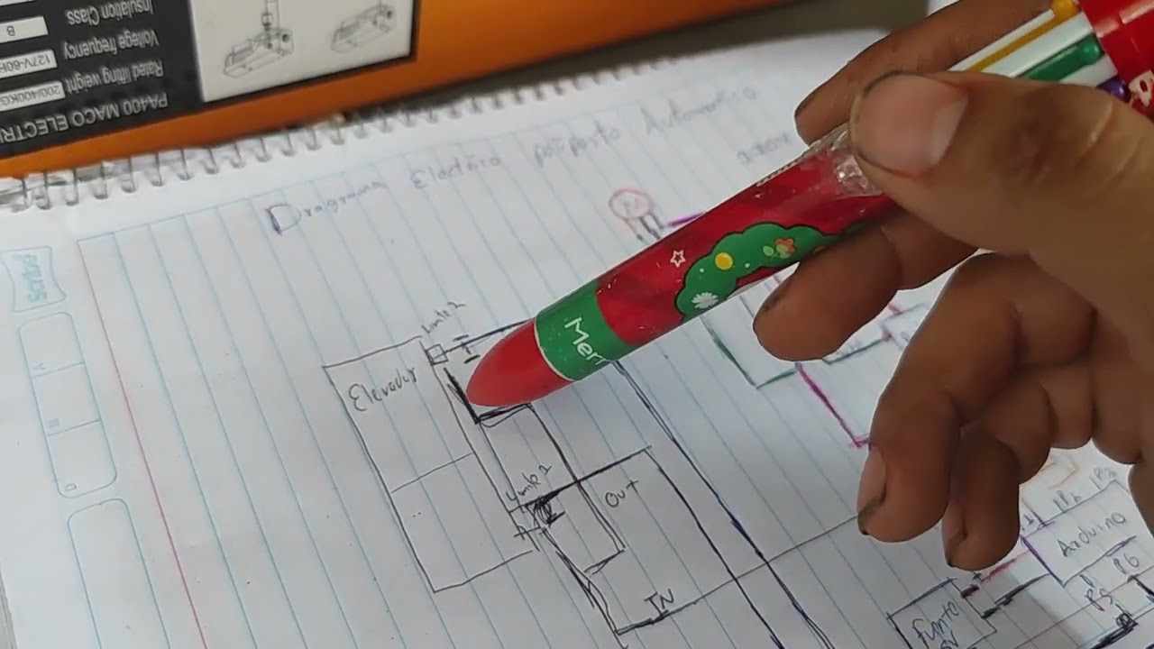 Diagrama eléctrico polipasto para control con Arduino