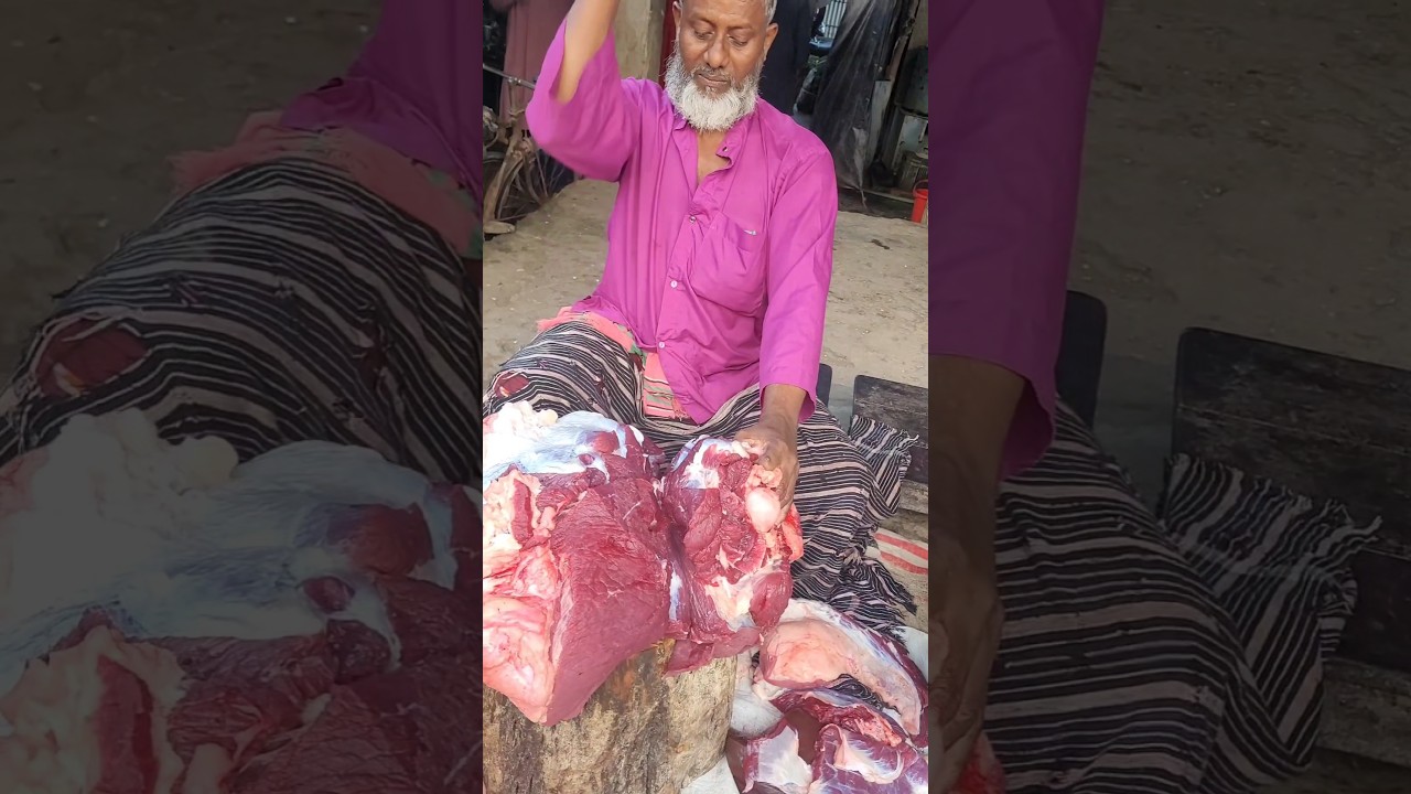 Cow Leg Meat 🍖 Cutting Video #shorts #trending #youtubeshorts