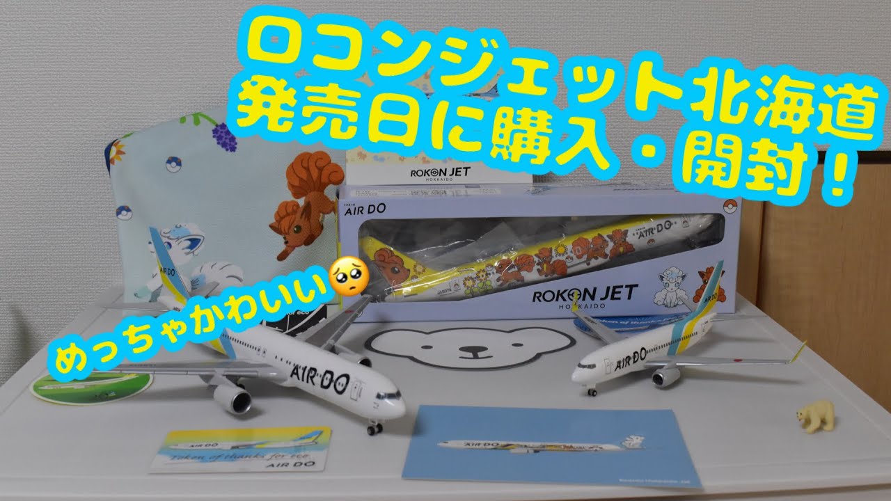 【飛行機模型 23】ADO B767-300ERロコンジェット 開封＆組み立て