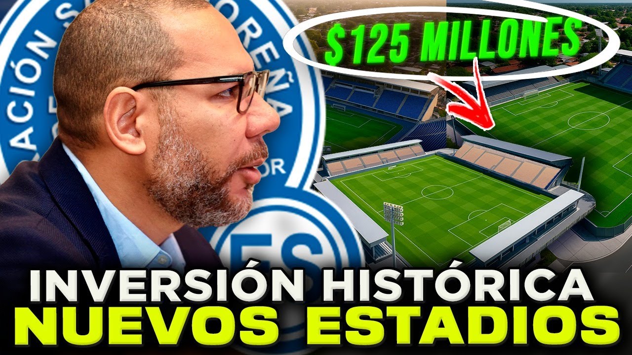 💰Yamil Bukele CONFIRMA inversión histórica: $125 MILLONES 😮 para 9 estadios 🇸🇻