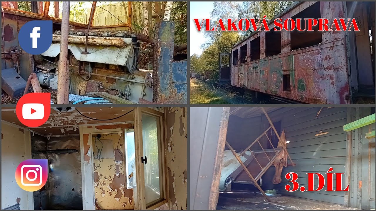 HŘBITOV BÝVALÉ VLAKOVÉ SOUPRAVY 3.DÍL#urbex 