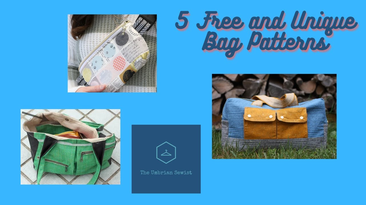 5 Free and Unique Bag (and things that go in your bag) Patterns