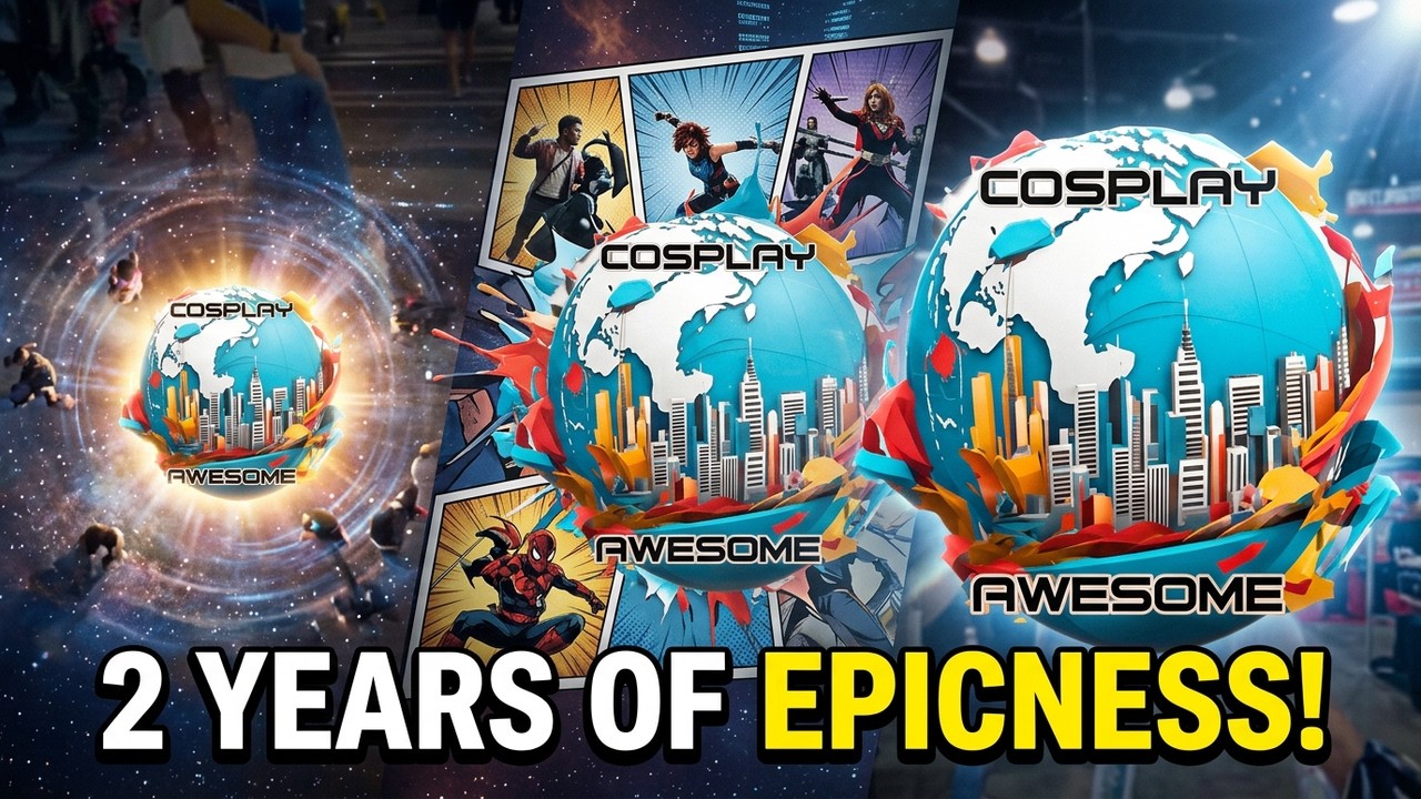 CosplayAwesome's Journey: Two Years of Cosmic Encounters
