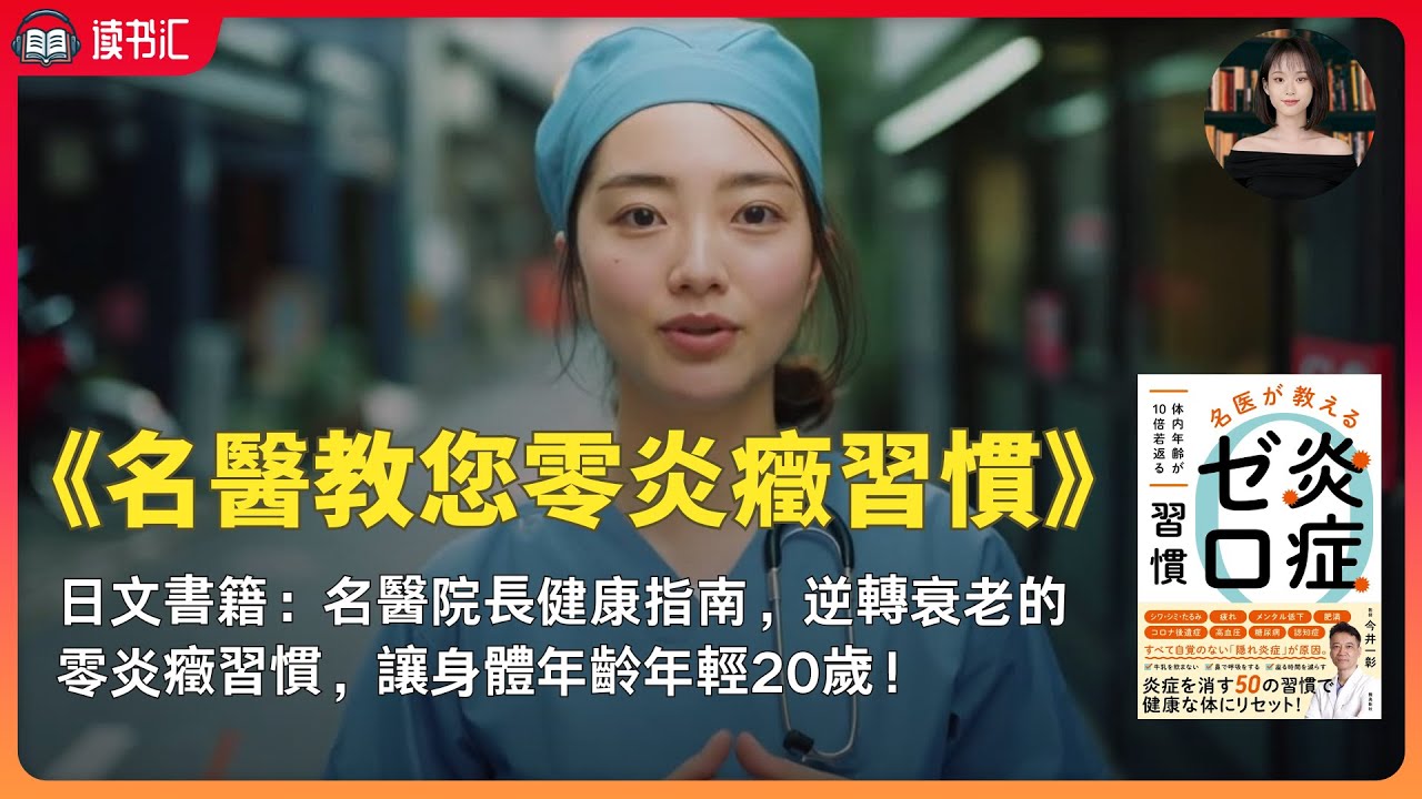 日本名醫院長：逆轉衰老的零炎癥習慣，讓身體年齡年輕20歲！《名醫教您零炎癥習慣》