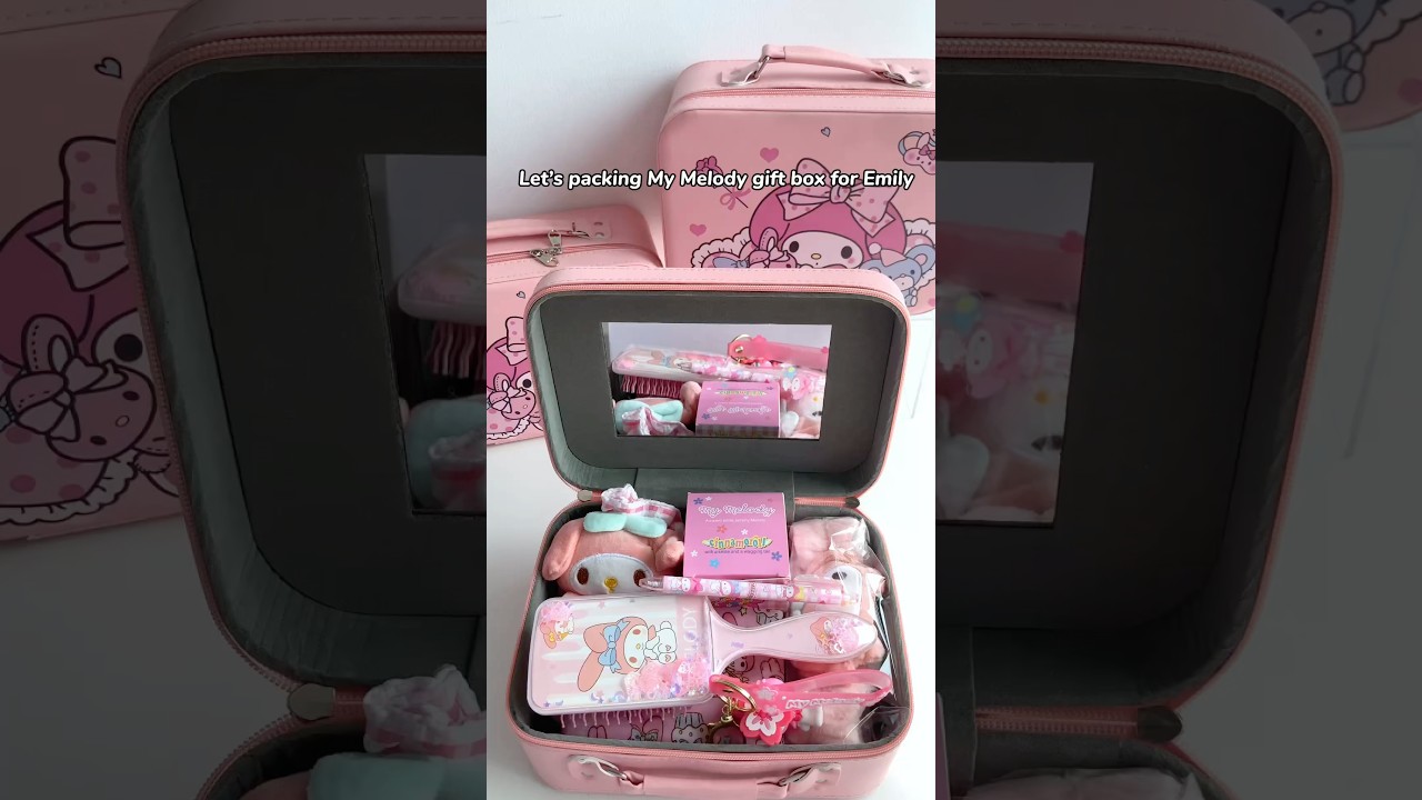 Let&rsquo;s pack Melody gift box for Emily🎁#sanrio#melody#packingorders#birthday#gift#fyp#cute#giftbox