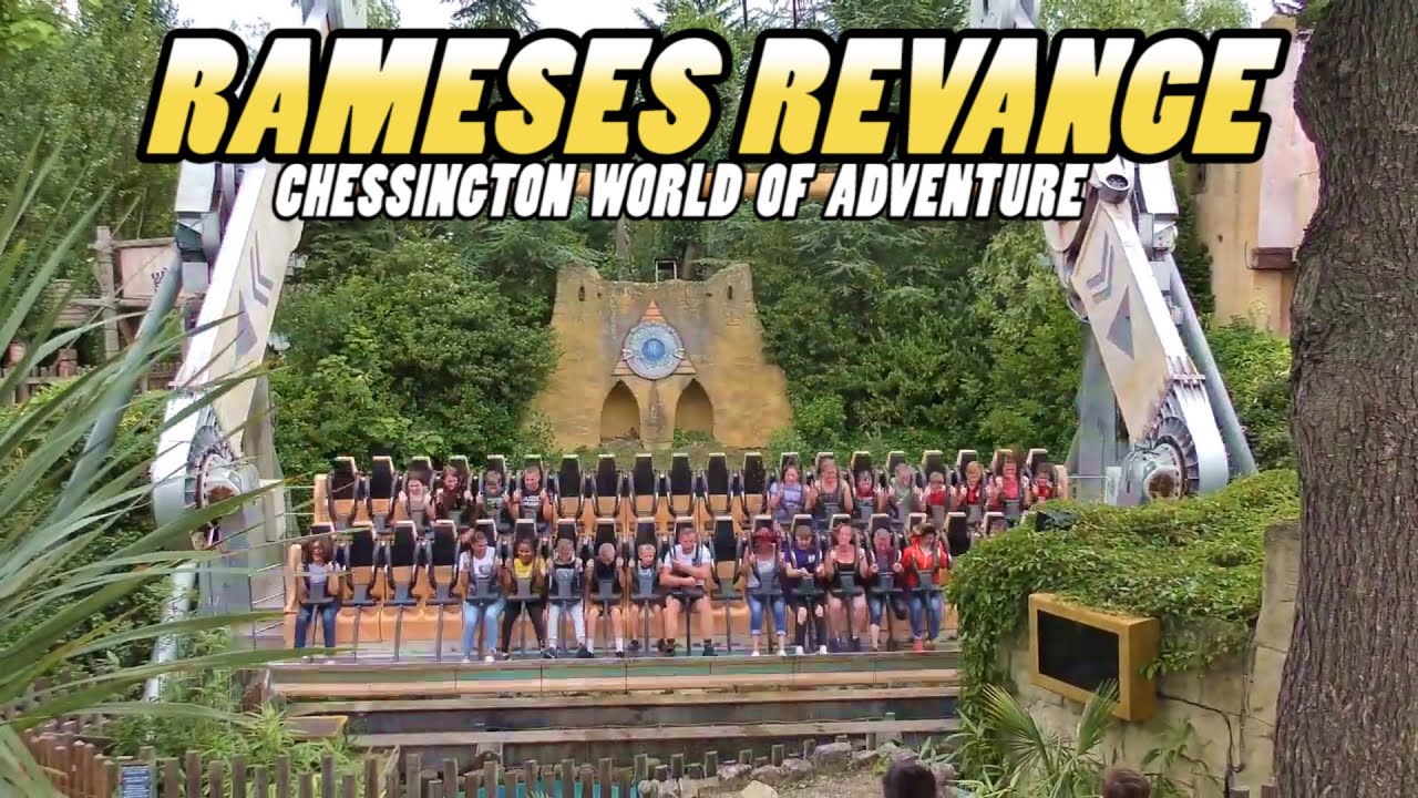RAMESES REVENGE - Off Ride - Chessington World of Adventures (4k)