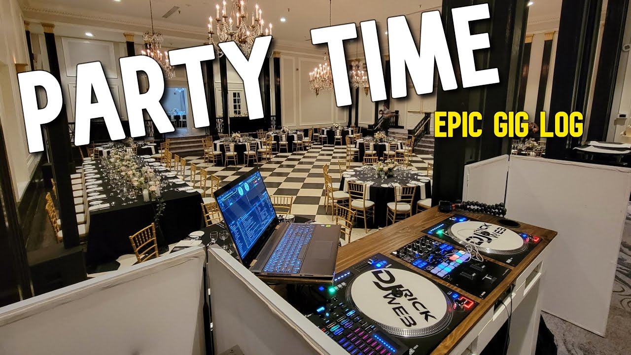 DJ Gig Log - DIY Custom DJ Booth (Carolina Inn Wedding Chapel Hill)