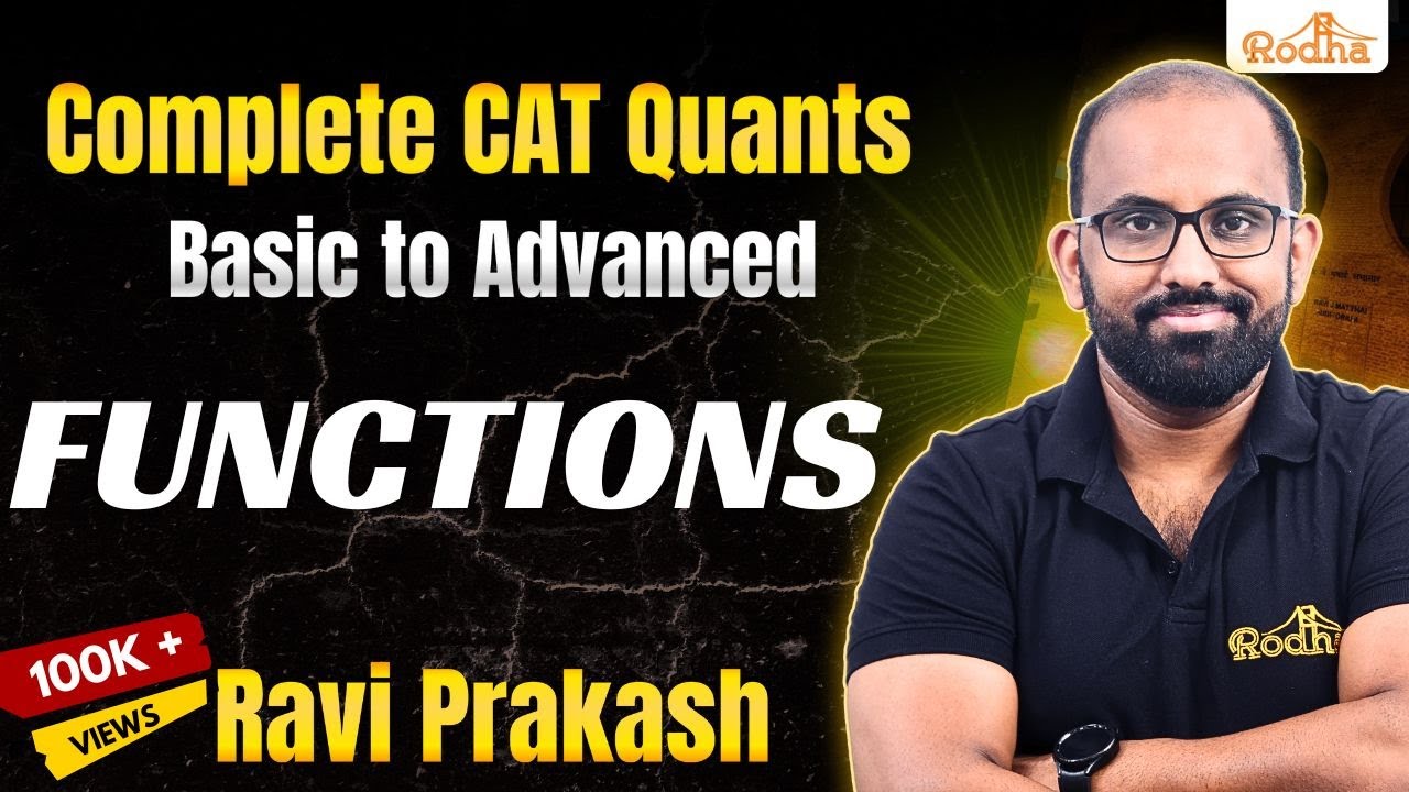 Functions - 1 (Basics along with Number of possible functions from set A to B ) | CAT EXAM