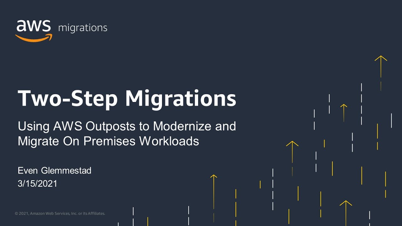 Modernize and Migrate Legacy On Premises Infrastructure with AWS Outposts - AWS Online Tech Talks