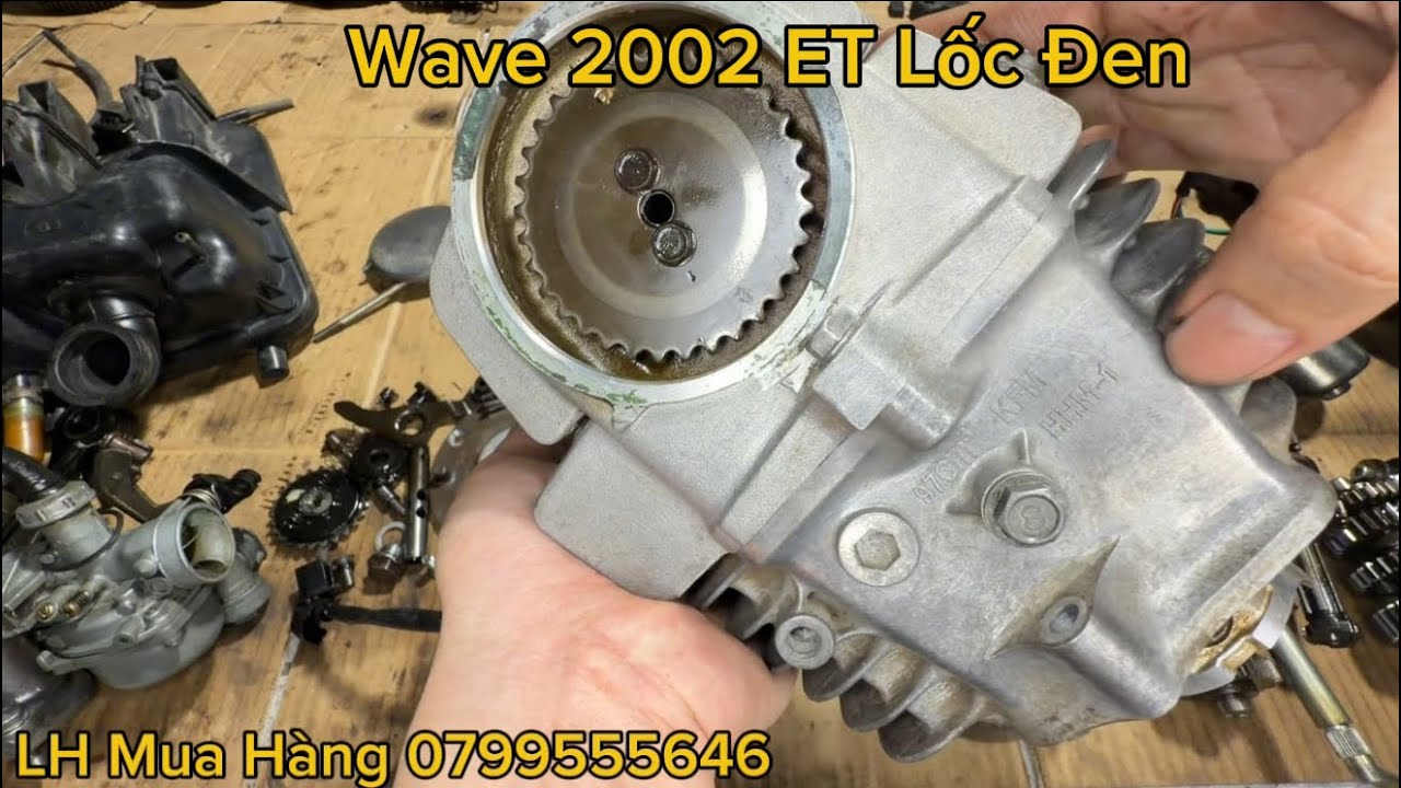 8/3 Rã Wave 2002 ET Lốc Đen Máy Thái👉Nhớt Đi Vàng Ché📲0799555646