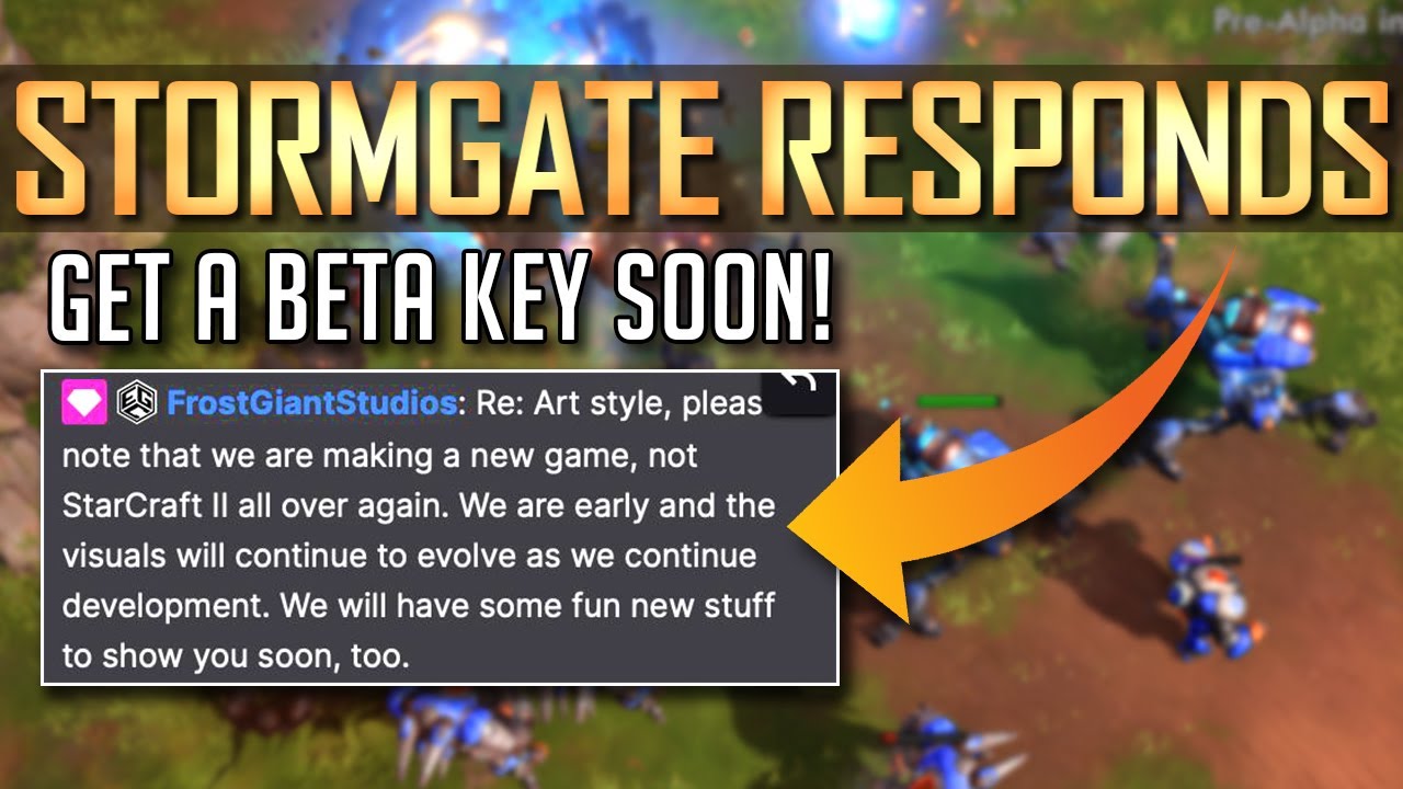 Stormgate отвечает на критику стиля оформления... и скоро будут доступны новые бета-ключи!