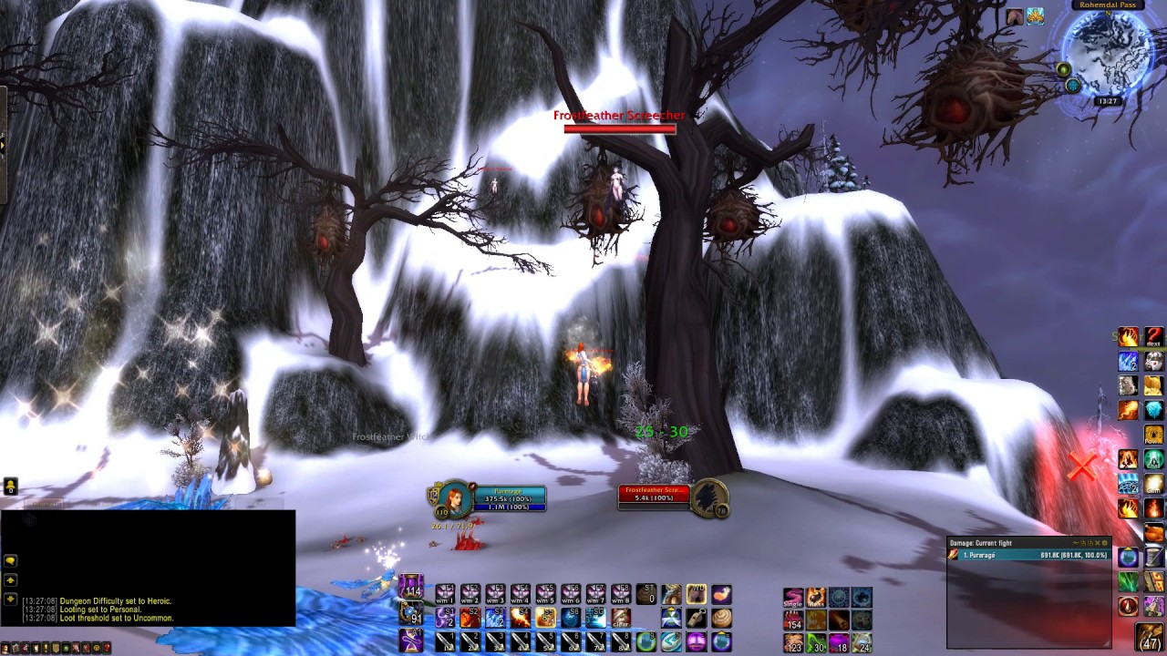Frostfeather Screecher and Frostfeather Witch
