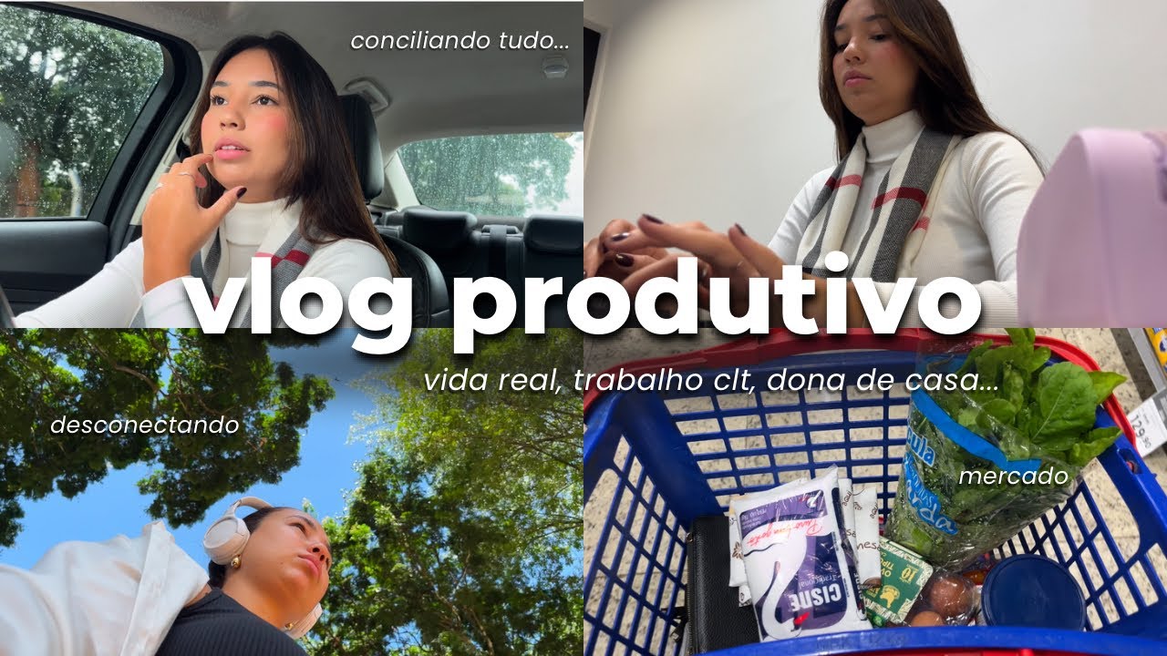 VLOG ROTINA PRODUTIVA | vida real trabalho clt, dona de casa, comprinhas shein, mercado e bate papo…