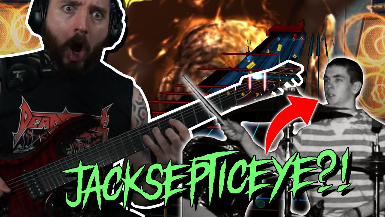 Jacksepticeye ON THE DRUMS!! Raised to the Ground - Risen From The Ashes | Rocksmith Guitar Cover