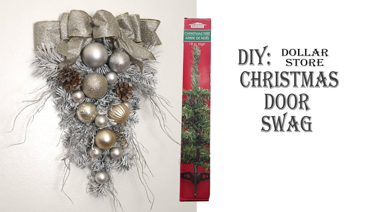 Holiday Christmas DIY  / Door Swag /Christmas Tree