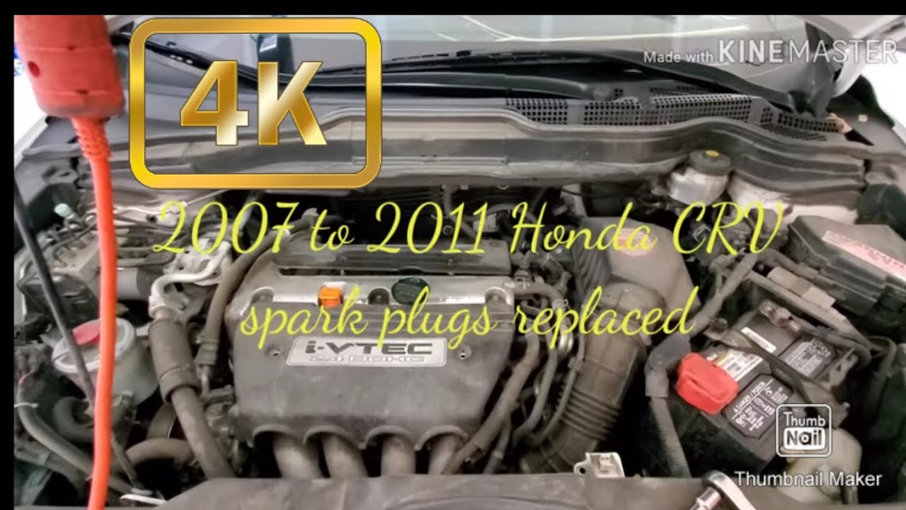 2007 2008 2009 2010 2011 Honda CRV SPark Plugs Replacement