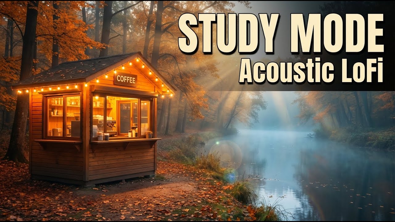 Coffee by the River  Morning Acoustic LoFi for Study  Relax