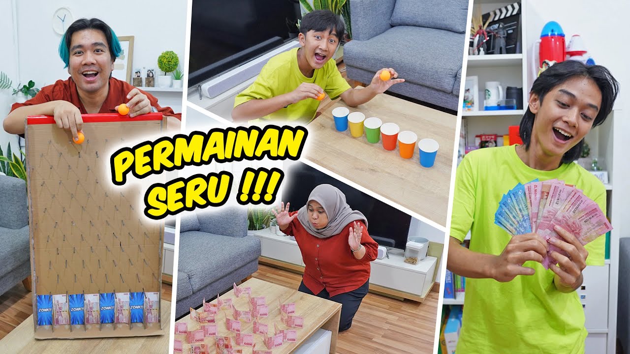 PERMAINAN SERU BERHADIAH UANG - Keluarga Ziyan