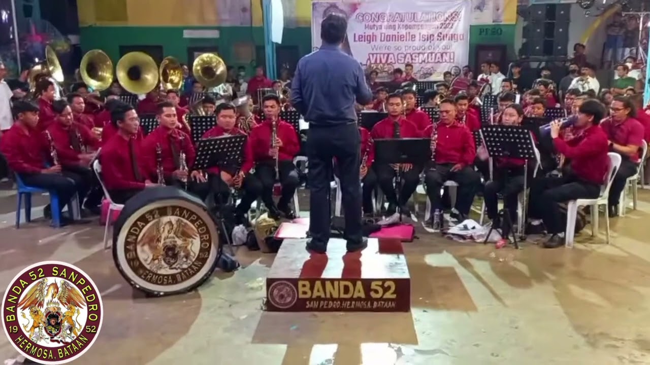Banda 52 San Pedro | Sampaguita Medley duringSasmuan Town Fiesta Serenata 2022