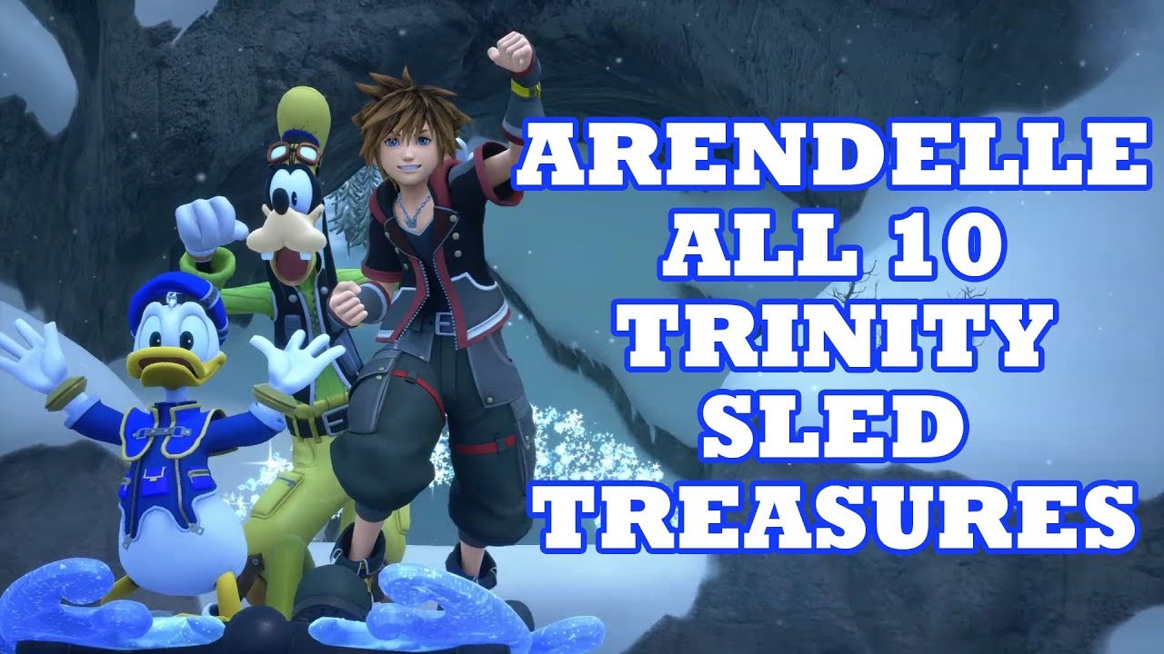 Kingdom Hearts 3 Arendelle Frozen Slider Treasures - Arendelle Trinity Sled Mini Game - Orichalcum+