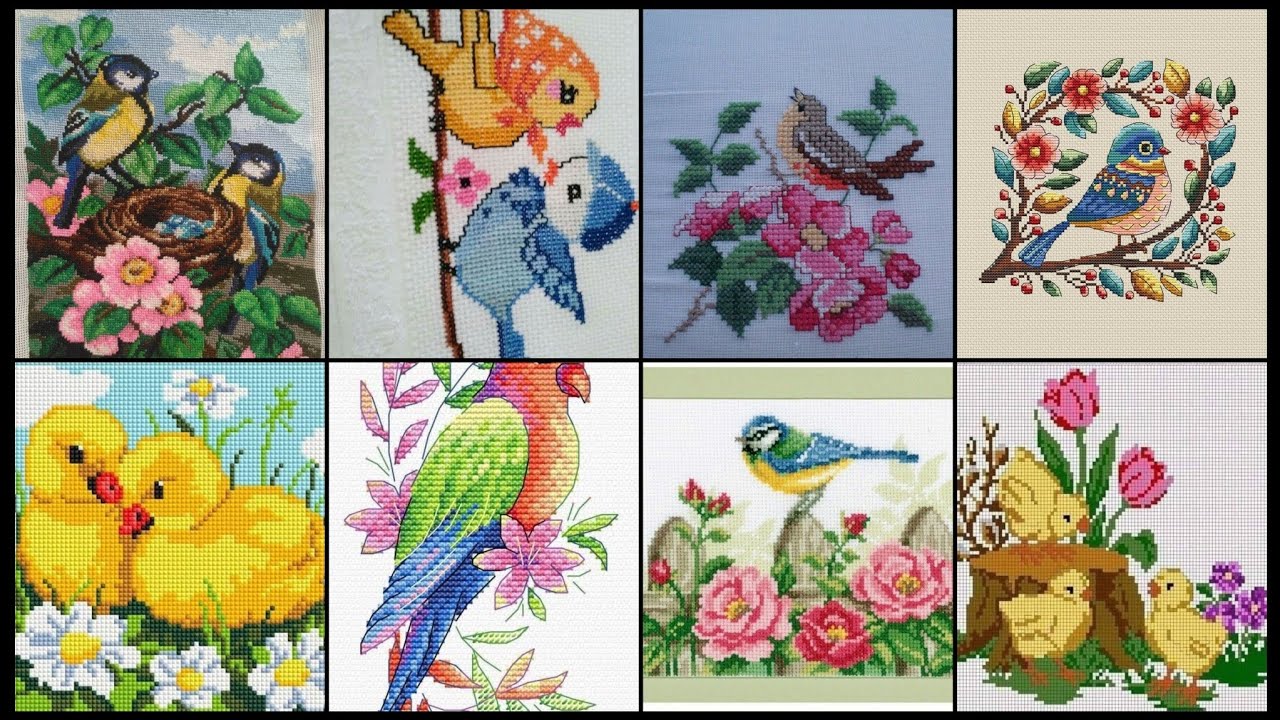 #1 Stunning & Elegant Cross stitch patterns/Charsuti Embroidery Design Ideas Hand made Embroidery