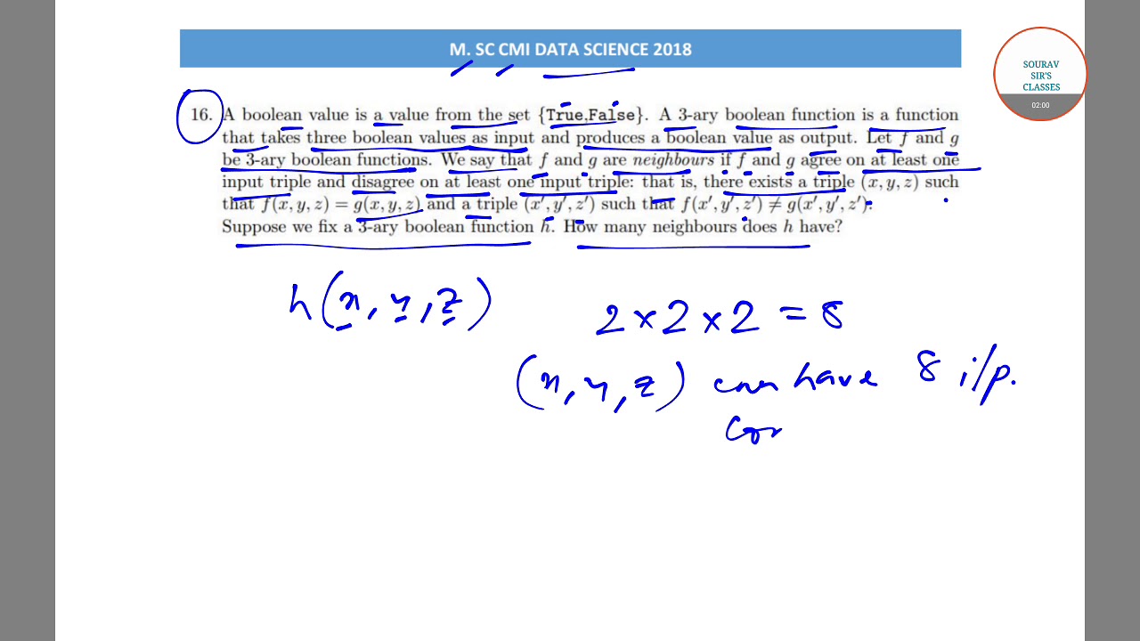 CMI MSC DATA SCIENCE question answer with special tricks + new pattern wise complete patterns