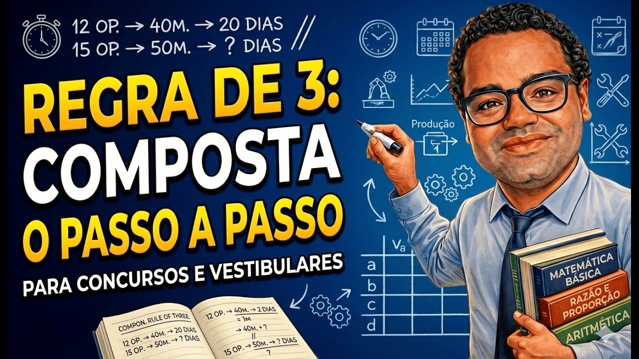 Regra de 3 Composta Para Concursos e Vestibulares/ENEM