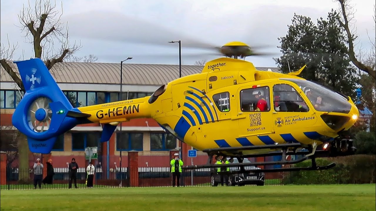North West Air Ambulance Departure From Ashton-under-Lyne | 29.01.26