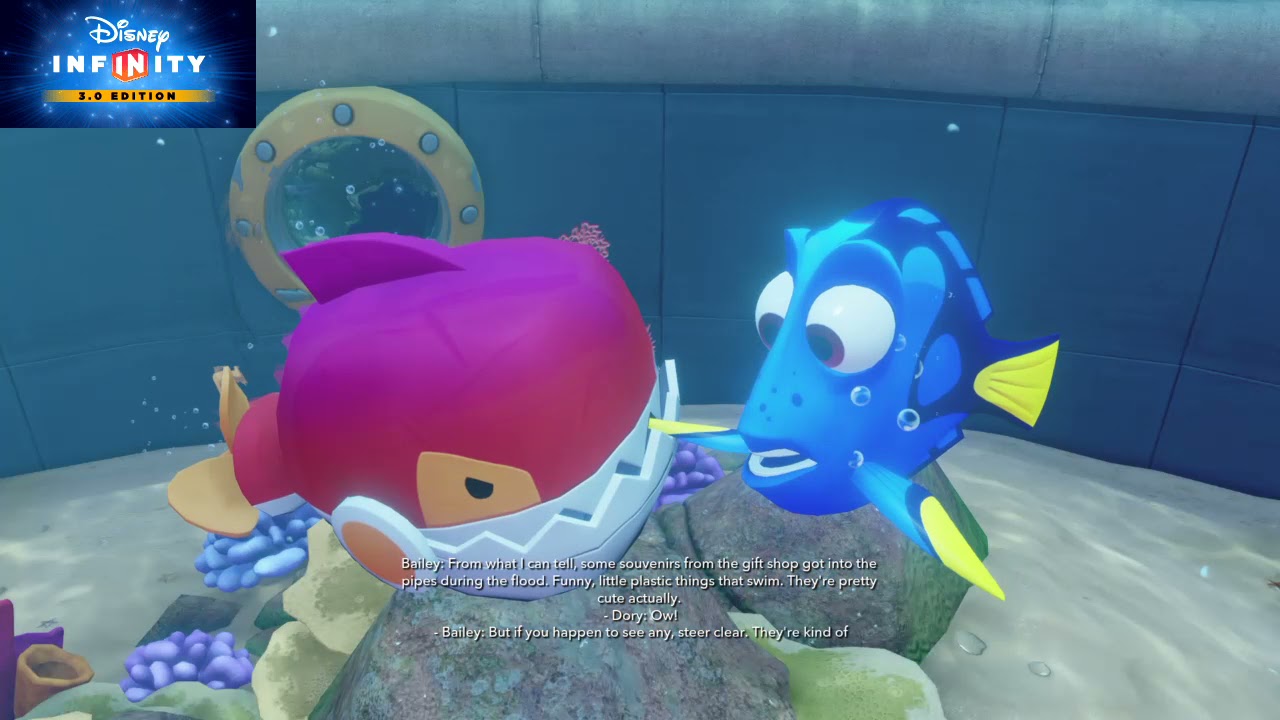 Disney Infinity 3.0 Finding Dory Play Set Walktrough part 1