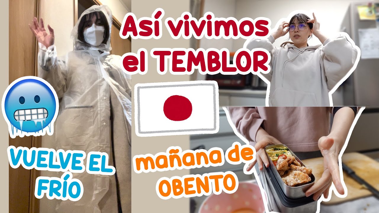 ASÍ NOS FUE CON EL TEMBLOR 😰 + OBENTO PARA EL SR. T 🍱 + Vlog en Japón | Juli