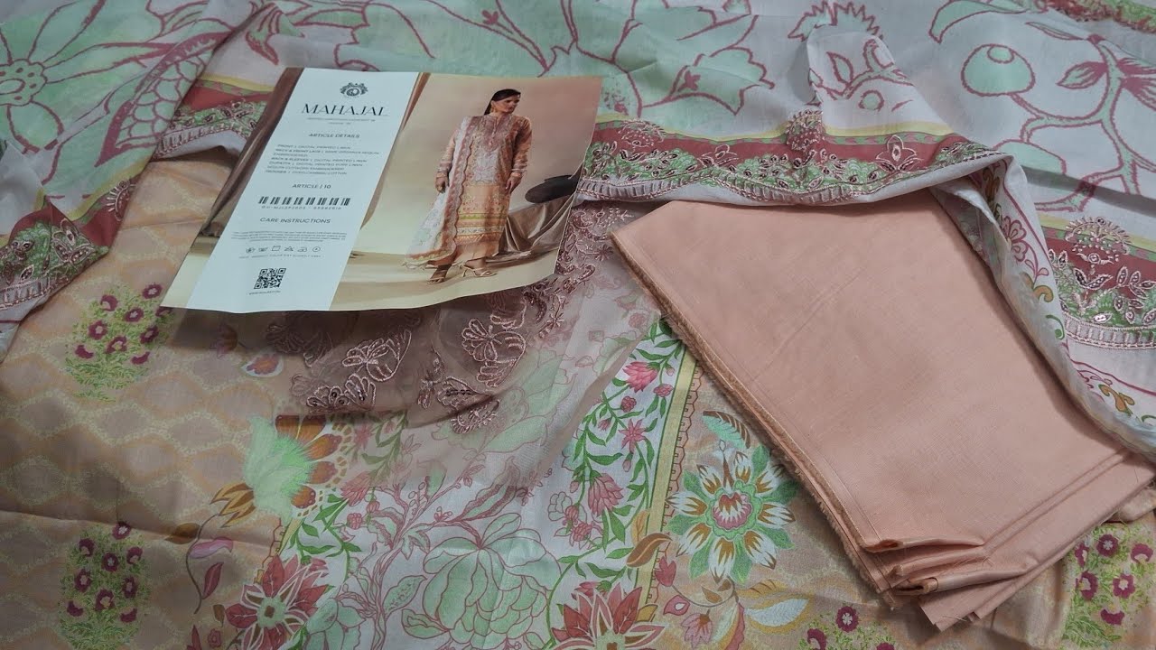 ORIGINAL💕LAWN IN FRIDAY SALE🛍️ EMBROIDERY PATCHES LUXURY LAWN COLLECTION WITH SHIFFON & LAWN DUPATTA