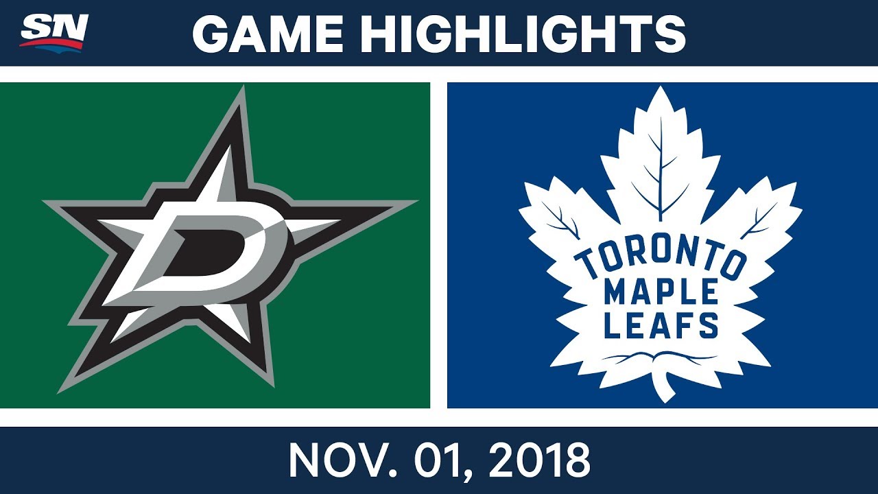 NHL Highlights | Stars vs. Maple Leafs &ndash; Nov. 1, 2018