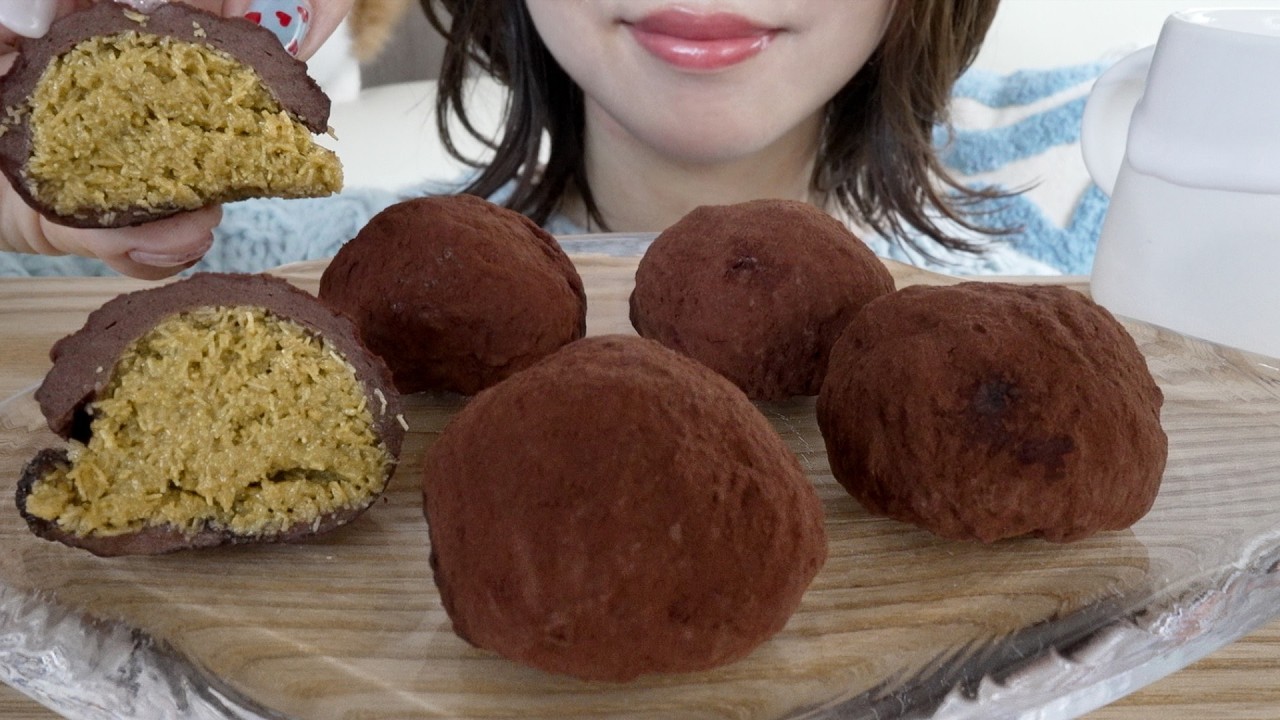 【咀嚼音】今バズってるドバイチョコ餅を食べたら味も食感がすごすぎてもう事件【ASMR/EATINGSOUNDS】