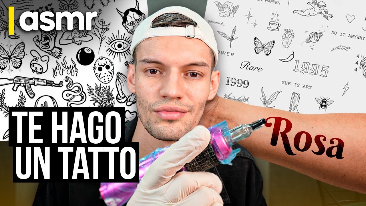 ASMR español roleplay para dormir tattoo shop