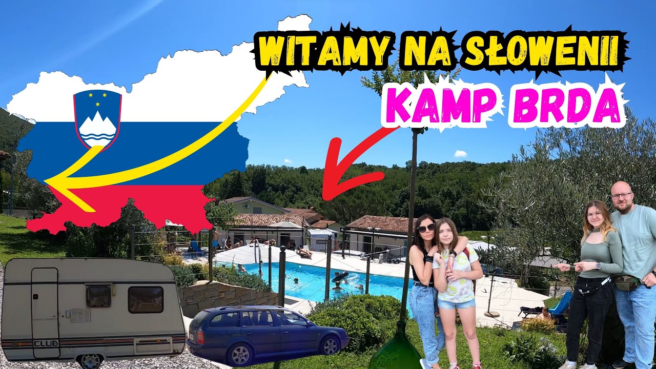 Vlog #19 WŁOCHY - PRZYCZEPĄ KEMPINGOWĄ dojechaliśmy na SŁOWENIĘ, kameralny kemping BRDA