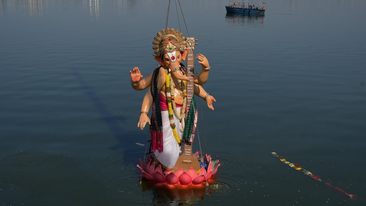 Ganesh Shobha Yatra 2025 | Lord Ganesha Nimajjanam in Tankbund 2025 