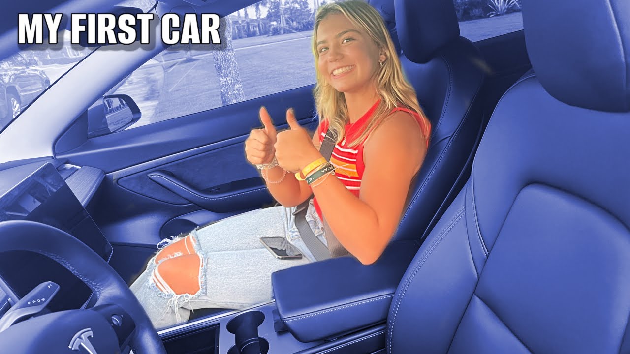 Buying a Tesla at 15 / My first car | SISTER FOREVER