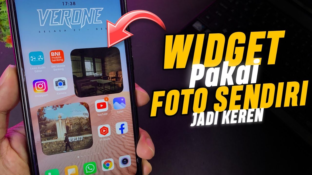 Cara Membuat Tampilan Widget Pakai Foto Sendiri di Hp Android