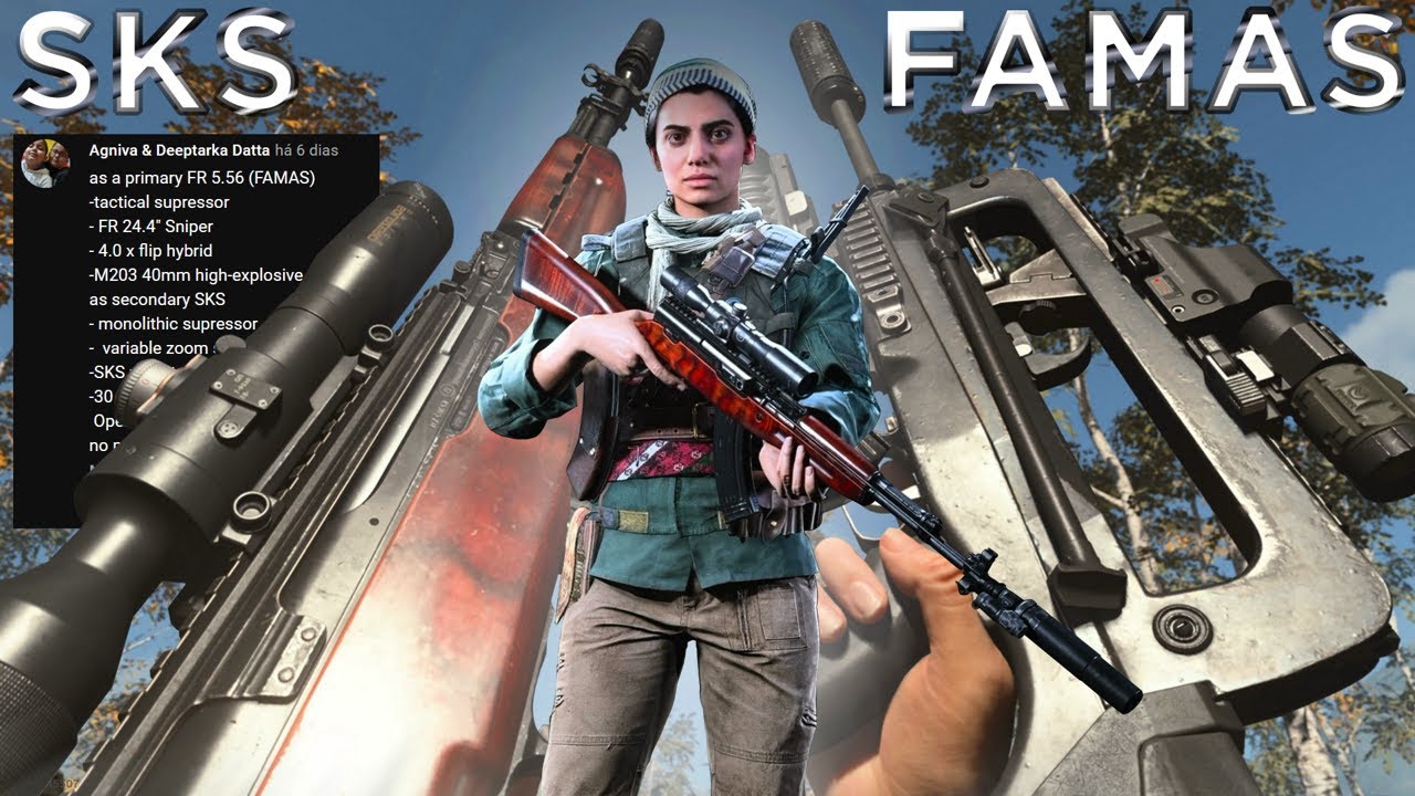 SKS & FAMAS (FR 5.56) Gameplay - Modern Warfare (PS5)