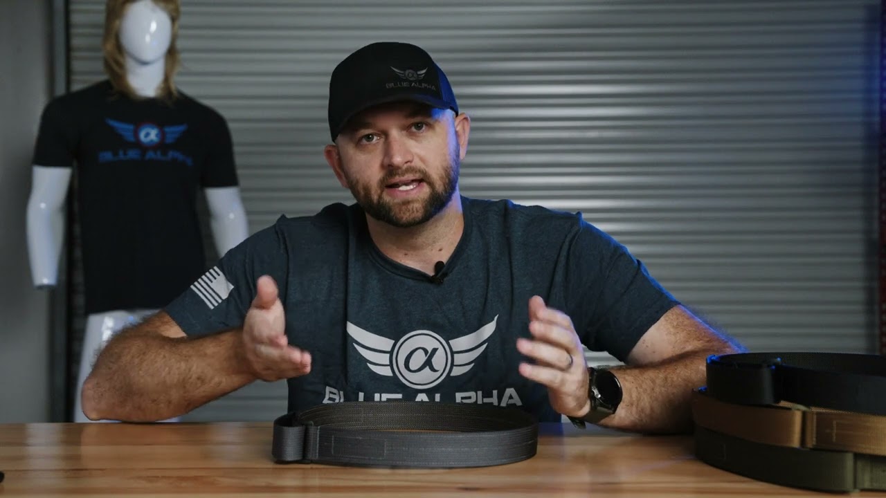 Overview of the Blue Alpha Low Profile EDC Belt