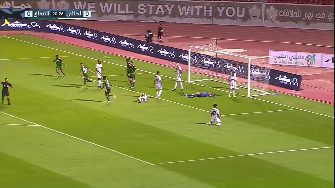 أهداف مباراة #الطائي 4 - 2 #الاتفاق ( الجولة الـ6 #هي_لنا_دار )