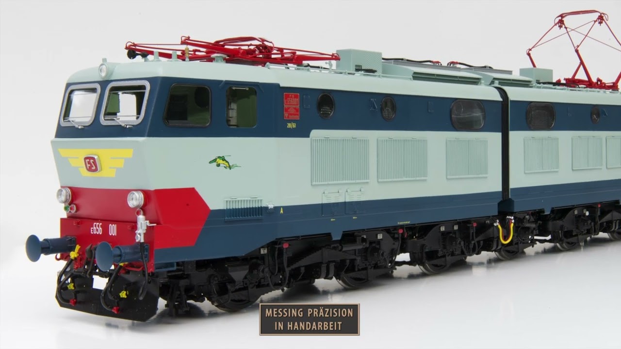 Kiss Modellbahnen Schweiz: Italienische  E 656 Caimano in Spur 1
