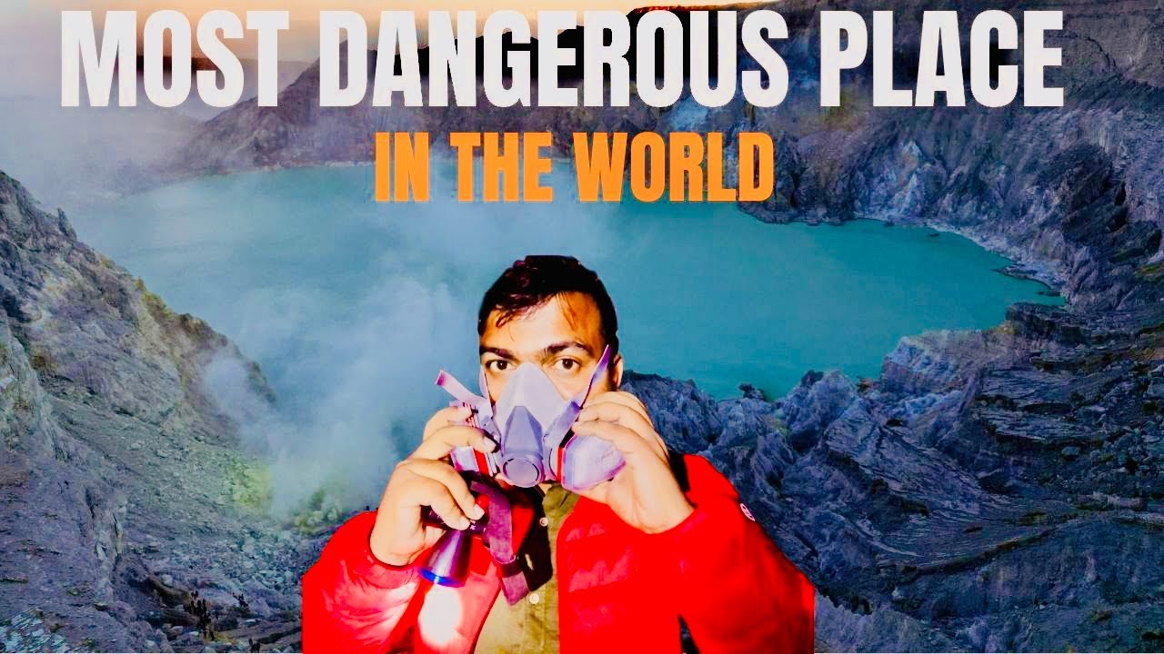 World most dangerous place in Indonesia  | Blue Fire at Mount Ijen 🔥 | Rare Volcano Phenomenon