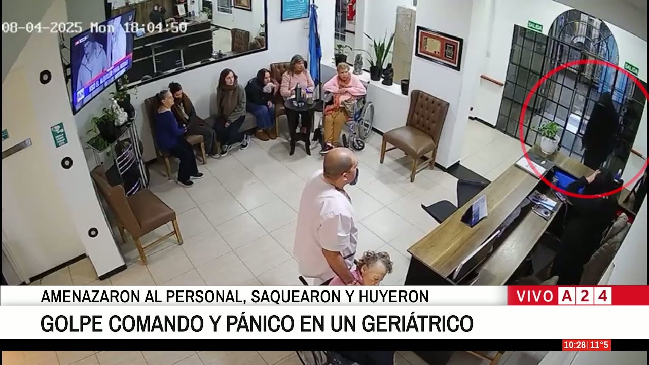 📢 GOLPE COMANDO Y P&Aacute;NICO EN UN GERI&Aacute;TRICO