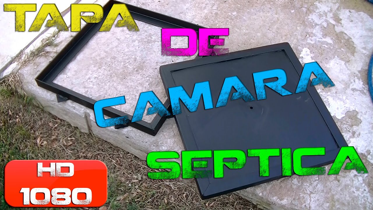 Tapa de cámara séptica o inspección.