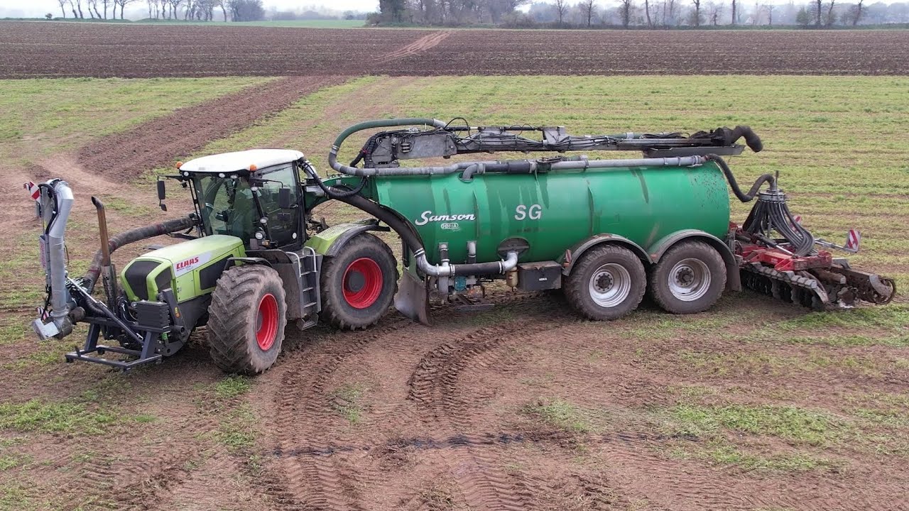 😍Mise en route d'un bras de pompage Wienhoff sur ce Xerion en Bretagne 💨